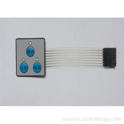 Custom Tactile Waterproof Membrane Switch For Washing Machi